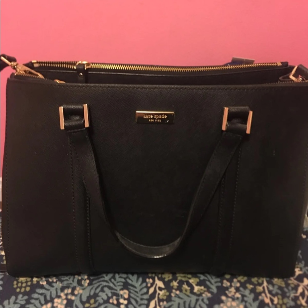 Large black Kate spade purse